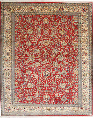 Kashmir pure silk  7 X 10 FT Hand knotted