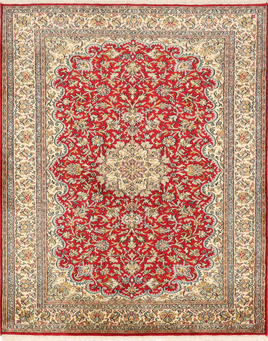 Kashmir pure silk  2.5 X 4 FT Hand knotted