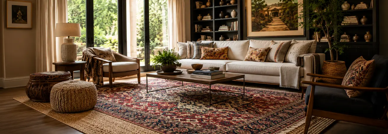 How to Layer Rugs
