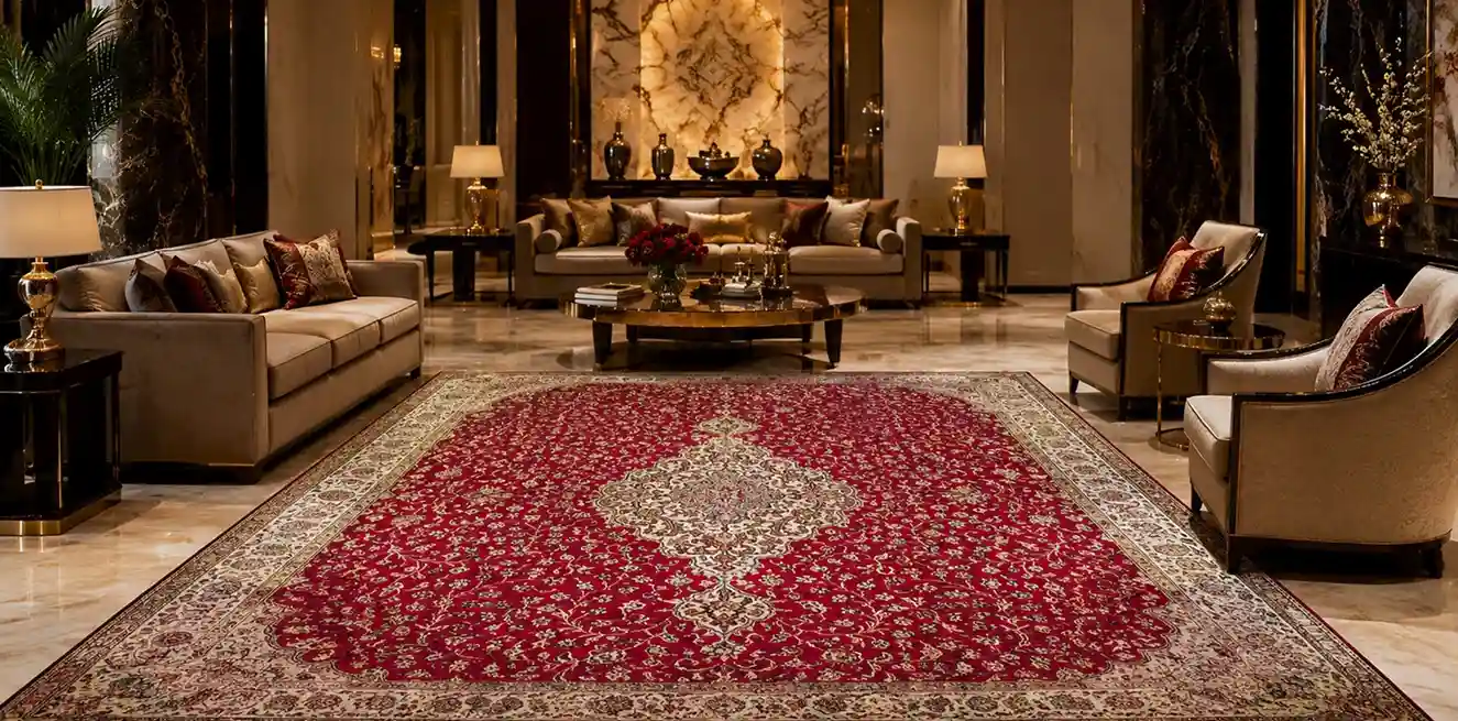 Carpet Shop in India - Kashmir and Persian Rugs
