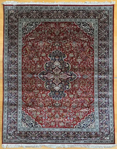 Kashmir Pure Silk (6 x 4) ft Hand knotted