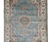Handmade Kashmir Pure Silk Carpet (4 x 6) ft Hand knotted