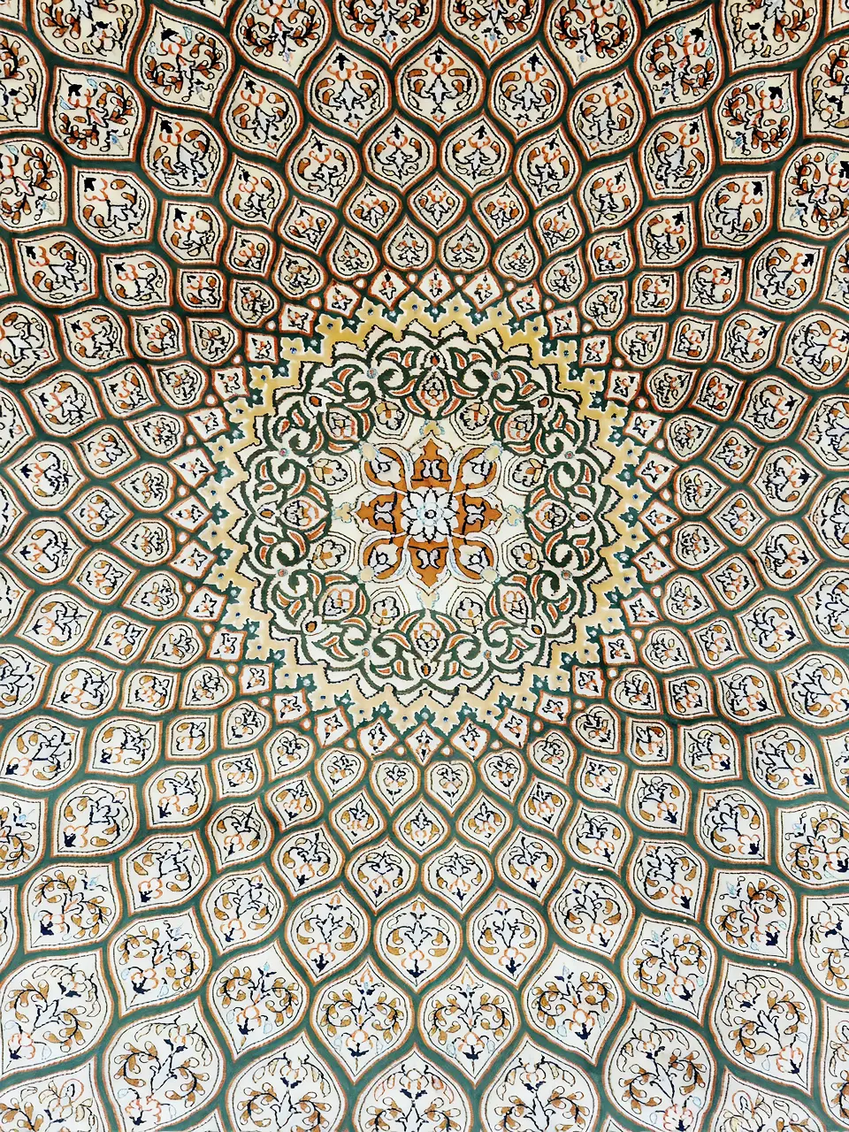 Handmade Kashmir Pure Silk (4 x 6) ft Hand knotted