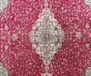Handmade Kashmir Pure Silk Carpet (Red/Beidge) 6 x 4 ft Hand knotted