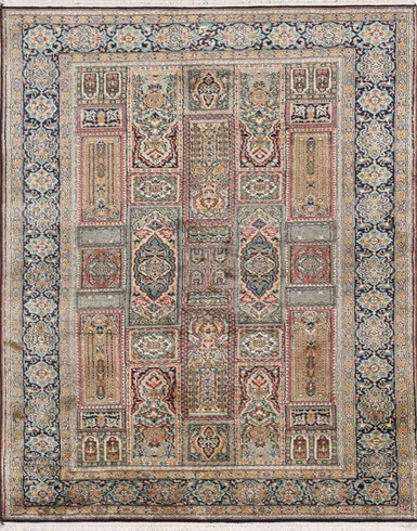 Kashmir Pure Silk Rug 3 x 5 ft Hand knotted