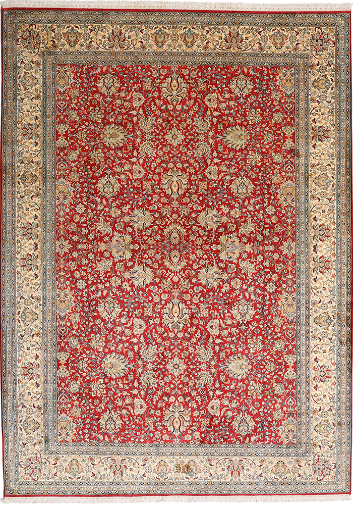 Kashmir pure silk  7 X 10 FT Hand knotted